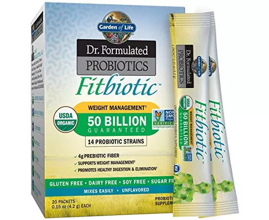 Garden of Life Dr. Formulated Probiotics Fitbiotic Unflavored Packets 20's