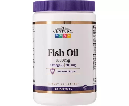 21st Century Fish Oil 1000 mg Omega-3 300 Softgels