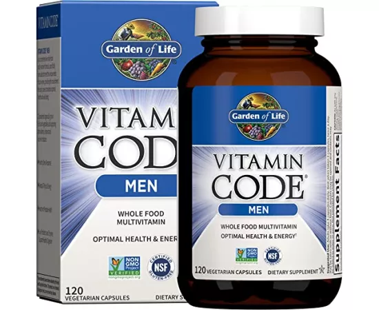 Garden Of Life Vitamin Code Men's Multivitamin Capsules 120's