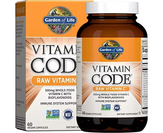 Garden of Life Vitamin Code Raw Vitamin C Veggie Capsules 60's