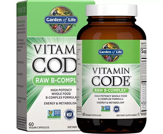 Garden of Life, Vitamin Code Raw B-Complex Vegan Capsules 60's