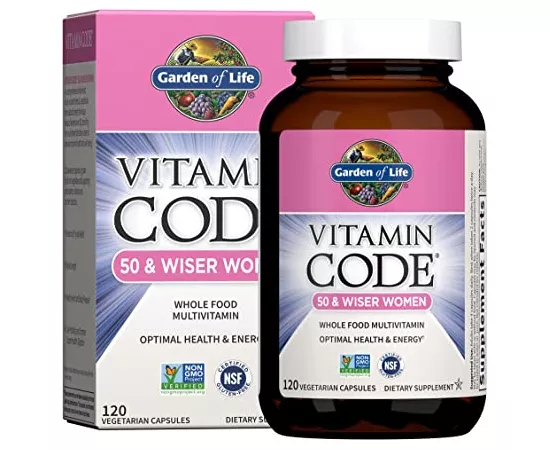 Garden Of Life Vitamin Code 50 And Wiser Women Multivitamin Capsules 120's