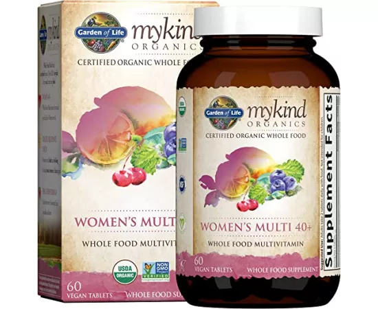 Garden of Life MyKind Organic Multivitamin for Women 40+ Vegan Tablets 60's