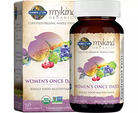 Garden of Life mykind Organic Women's Once Daily Multivitamin Vegan Tablets 60's