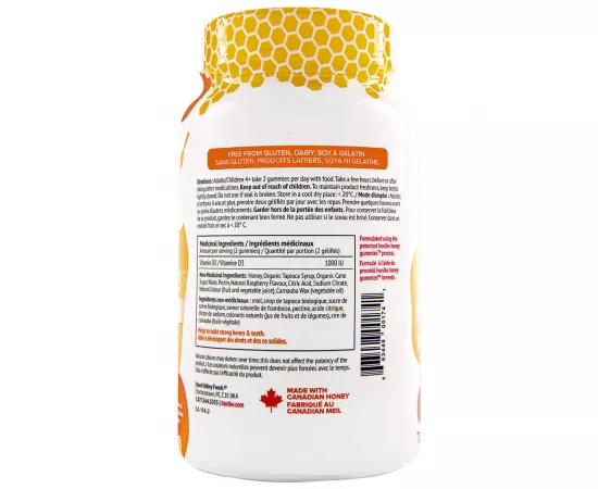 Honibe Vitamin D3 Bone Health Honey Gummies 60's