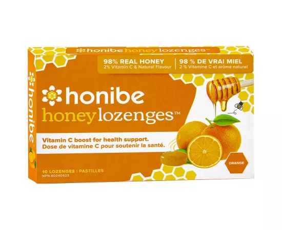 Honibe Honey Lozenges Vitamin C 10 Lozenges Pastilles