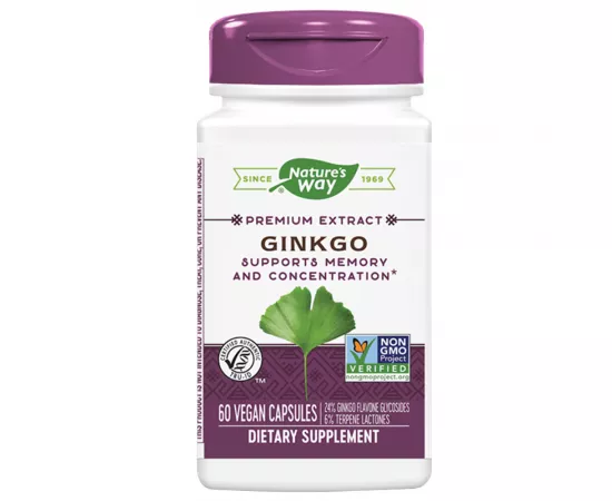 Nature's Way Ginkgo 60 Vegan capsules