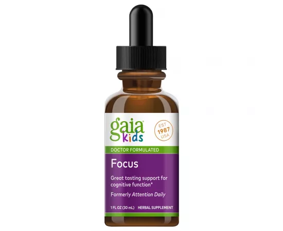 Gaia Herbs Kids Focus Herbal Drops 1 oz Liquid
