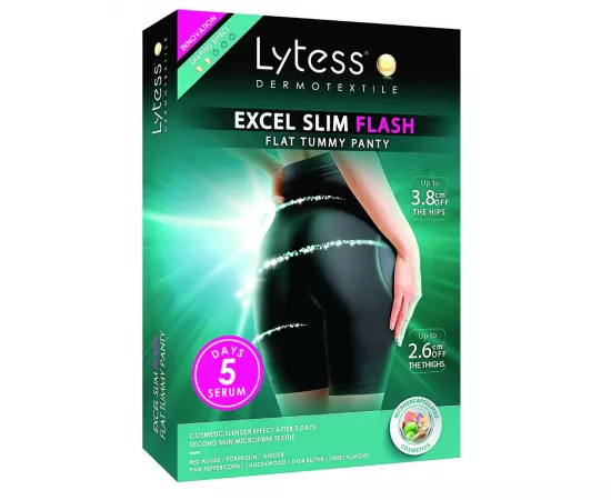 Lytess Excel Slim Flash Flat Tummy Panty  Black S/M