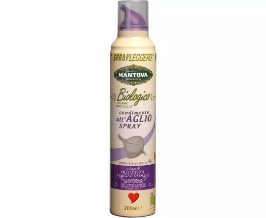 Mantova Organic Extra Virgin Olive Oil Spray With Garlic 200ml