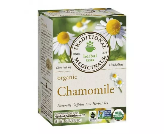 Traditional Medicinals Organic Chamomile Herbal Tea Bags 16's