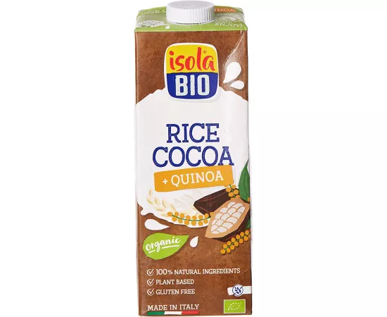 Isola Bio 100% Organic Rice Cocoa Quinoa Plant Based Milk 1L