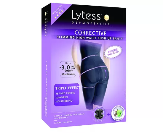 Lytess  Corrective Slimming High Waist Push UP Panty  Black  S/M
