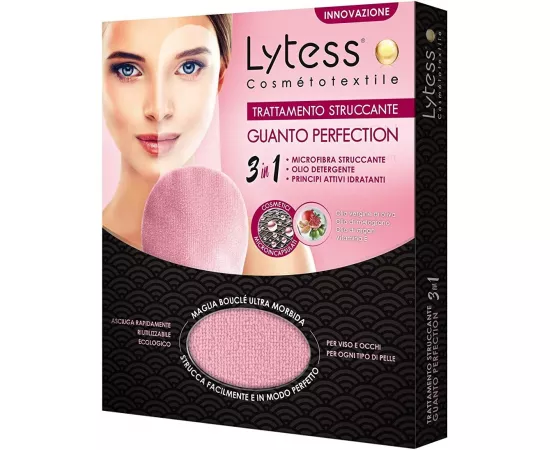 Lytess  Perfection Glove Make-up Remover Pink 1 size