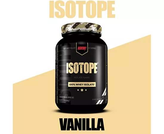 Redcon1 Isotope 100% Whey Isolate Vanilla Flavor 2 lb (907g)