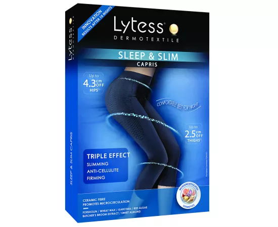 Lytess  Sleep And Slim Capris  Black  L/XL