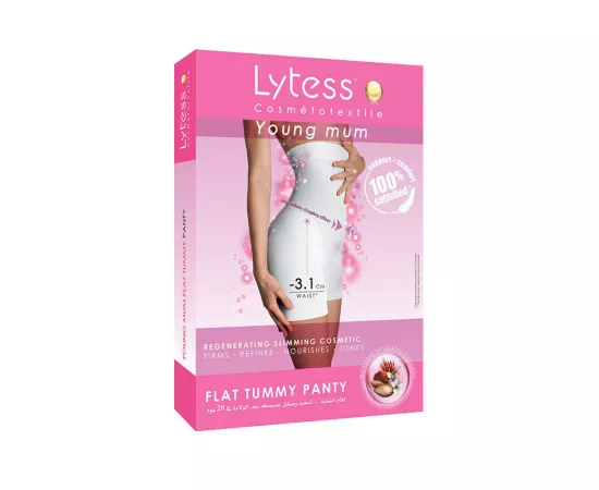 Lytess  Young Mum  Flat Tummy Panty  White  L/XL