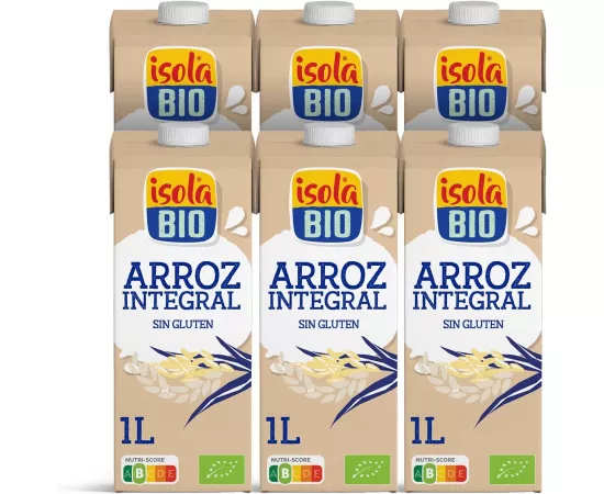 Isola Bio 100% Organic Brown Rice Plant Based Milk 1L