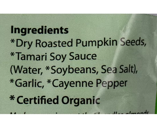 Eden Foods Organic Spicy Pumpkin Seeds Organic 113g