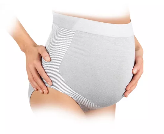 Go Silver Pregnant Underwear White Size Large