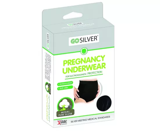 Go Silver Pregnant Underwear Black Size Medium