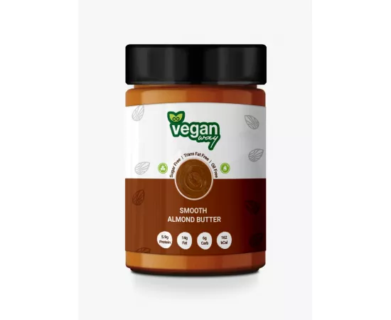Vegan Way Pure Almond Butter with 100% Roasted Almonds | Vegan | No Stir | Gluten-free | No Sugar | No Salt | Non-GMO | Keto-friendly| 280g