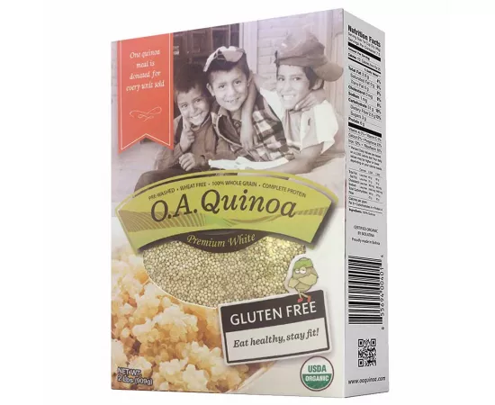 O.A Quinoa Organic Premium White Quinoa 340g