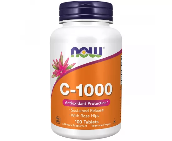 Now Foods Vitamin C-1000 30 Tablets