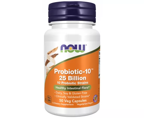 Now Foods Probiotic-10 25 Billion 50 Veg Capsules