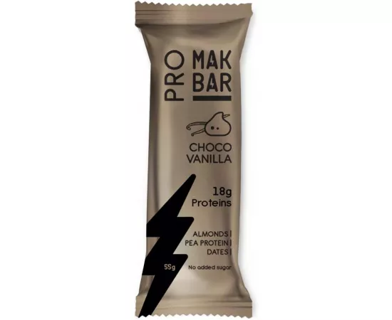 MAK BAR Pro Vanilla Choc Chip Flavour Protein Bar 12 x 55g