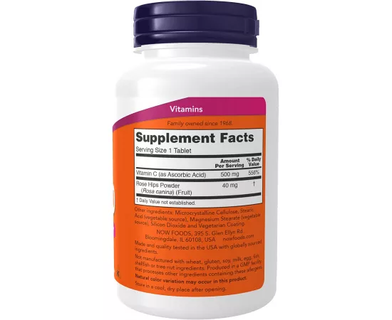 Now Foods Vitamin C-500  Antioxidant Protection 250 Tablets