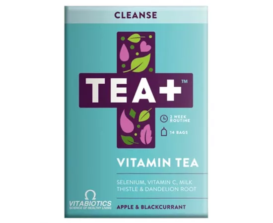 TEA+ Cleanse  Vitamin Green Herbal Tea  14 Day Supply