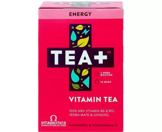 TEA+  Energy Vitamin Green Herbal Tea 14 Day Supply
