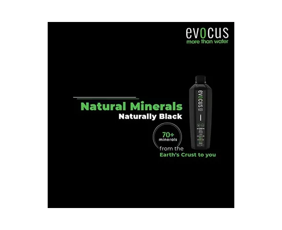 Evocus H20 Mineral Black Water 500ml x 24