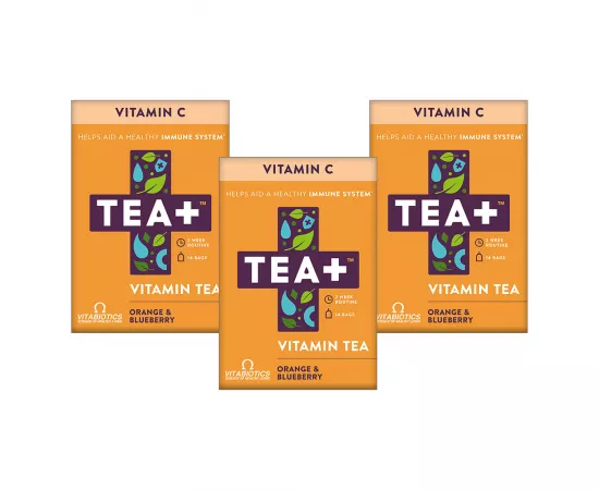 TEA+ Vitamin C Herbal Tea, 14 Day Supply