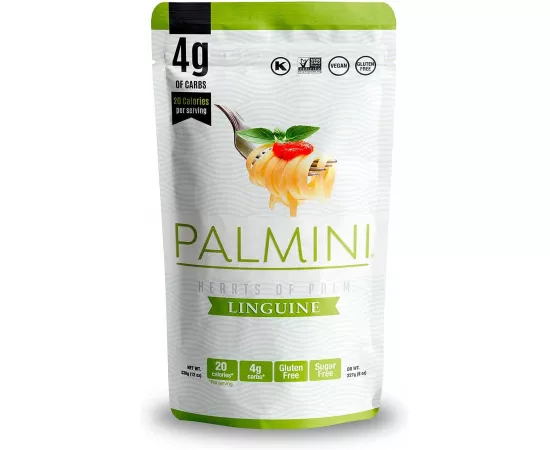 Palmini Low Carb, Keto-friendly, Gluten-free Linguine Pasta, Pouch 338g