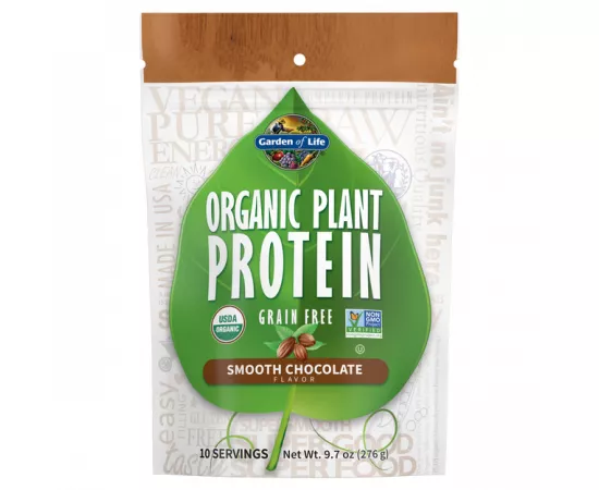 Garden of Life Organic Plant Protein Smooth Chocolate 9.7 oz (276g)