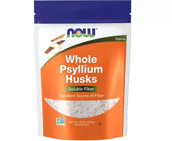 Now Foods Psyllium Husk Powder Whole 454 gm