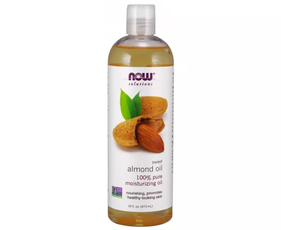 Now Solutions Sweet Almond Oil 100% Pure 16 Fl. Oz.