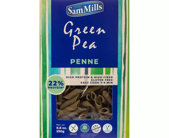 SamMills High Protein Green Pea Penne 250g