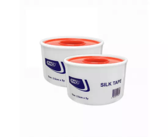 Max Silk Tape 2.5cmx5y -2 Pcs