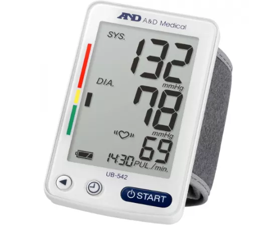 A&D UB-542 Extra Large Display Wrist Blood Pressure Monitor