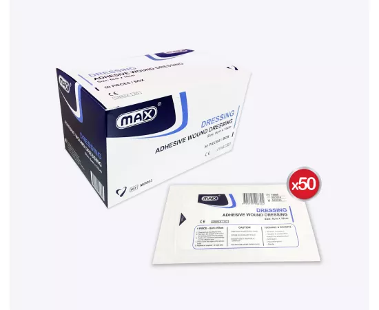 Max Wound Adhesive Dressing 6cmx10cm 50pcs/Box