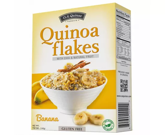 O.A. Quinoa Flakes - Banana 340g