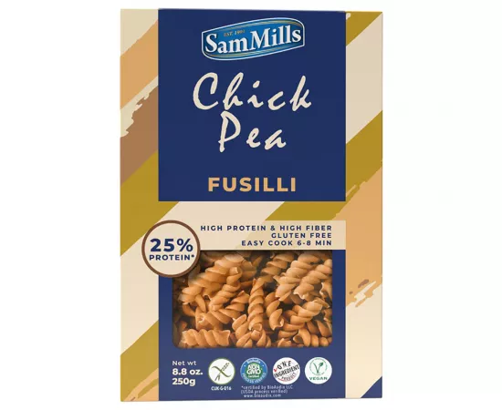 SamMills High Protein Chickpea Fusilli 250g