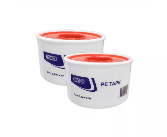 Max Transparent PE Tape 2.5cmx5y 2Pcs