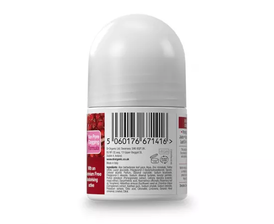 Dr. Organic D/O Pomegranate Deodorant  Roll On 50ml