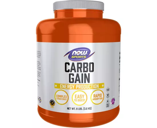 Now Sports Carbo Gain Powder 8 Lbs