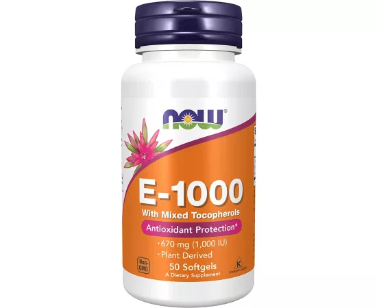 Now Foods Vitamin E-1000 Iu 50 Softgels