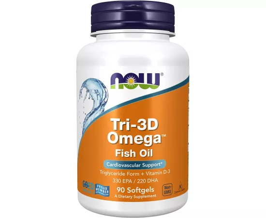 Now Foods Tri-3D Omega  90 Softgels